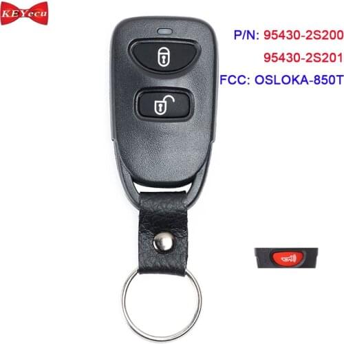 KEYECU for Hyundai Santa Fe 2006 2007 2008 2009 2010 Tucson 2011 2012 2013 2014 2015 Remote Fob OSLOKA-850T 95430-2S200 2S201