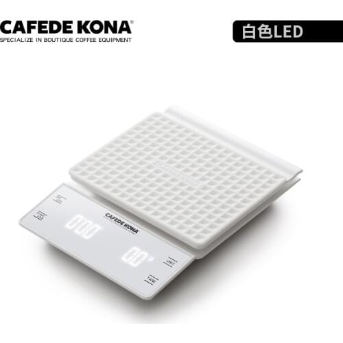 CAFEDE KONA Kitchen coffee scale 0.1g/3kg high precision Pour Over Drip Espresso Scale with Timer