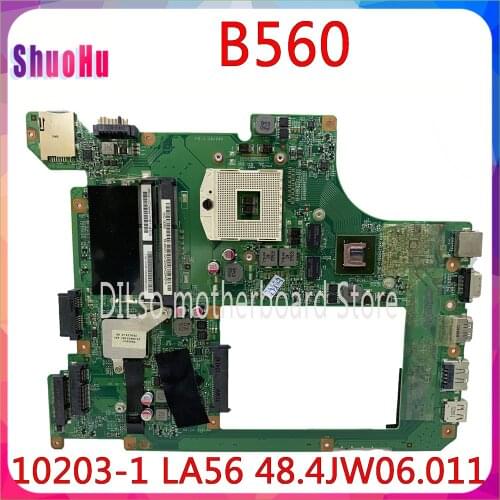 KEFU B560 Mainboard For Lenovo B560 V560 Laptop Motherboard HM55 HD DDR3 10203-1 LA56 48.4JW06.011 Test Work 100% Original HM76