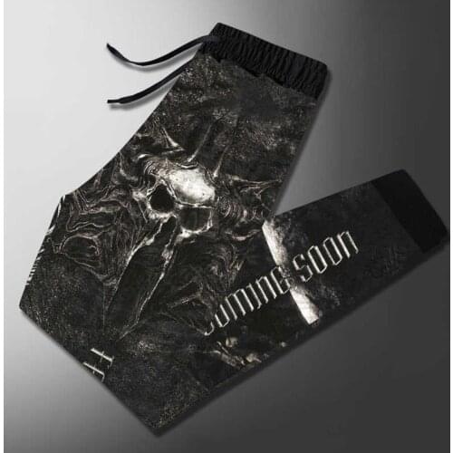 Fashion Retro Spring Autumn Sports Pants Printed Mens Bloomers Oversized Loose Casual Pants Mens Sports Sweatpants Fashion