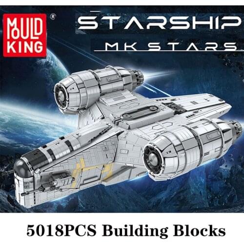 MOULD KING Star Space Ship Wars Set Building Blocks Moc Tech Bricks Razor Crown Aircraft Mini Figures Educational Kid Toy Boy