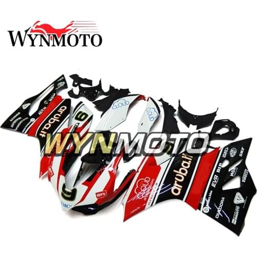 Motorcycle Complete White Black Red Pattern Fairings For Ducati 899 1199 12 13 2012 2013 ABS Plastic Fairing Kit Frames Cowlings