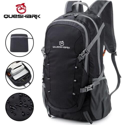 QUESHARK Professional 40L Ultralight Waterproof Foldable Outdoor Camping Backpack Climbing Mountaineering Hiking Travel Bag