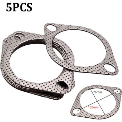 Manifold Flange Gasket 3Inch Converter Exhaust For Subaru Impreza WRX STI Legacy Pipe New Parts