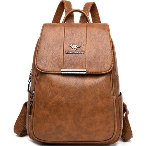 Women Backpacks Womens Leather Backpacks Female school backpack Sac a dos women Shoulder bags for teenage girls Travel bag pack