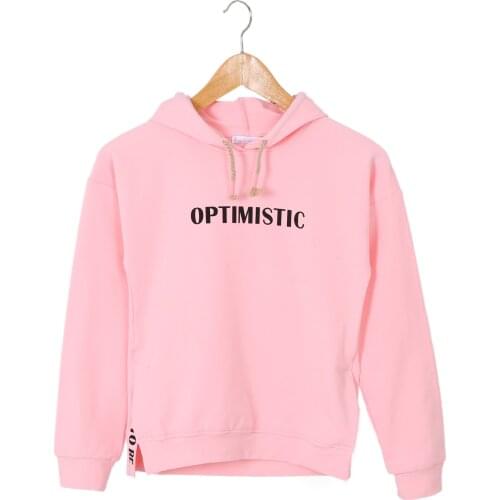 Siyah Baskılı Sweatshirt Kız Çocuk