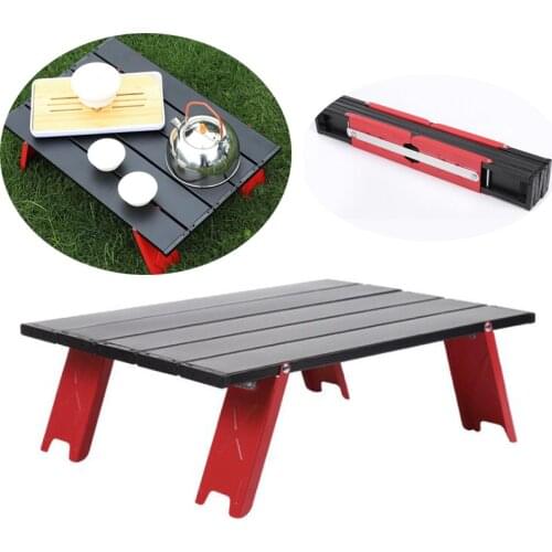 Ultralight Compact Mini Beach Picnic Folding Table with Carry Bag Outdoor Portable Foldable Desk BBQ Table