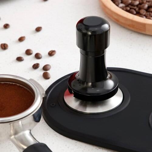 51/54/58mm Coffee Tamper Pressure Coffee Tamper Espresso Stainless Steel Base Aluminium Alloy Handle Hammer Coffeeware Device