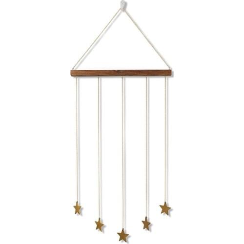 Solid Wood Creative Photo Wall Postcard Star Display Rack Stand Wooden Crafts DIY To Install Home Decor