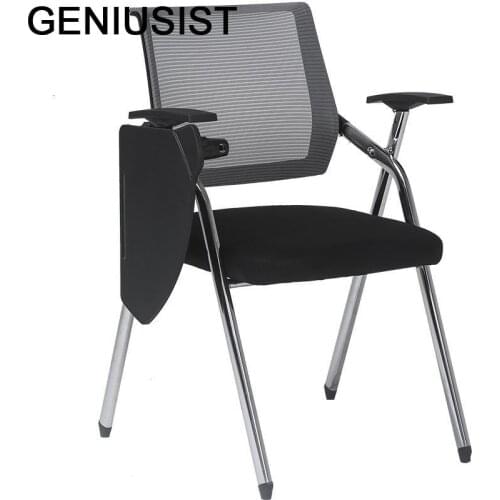 Institution Cadeira Com Escrita Pegable Plegable Metal Para Silla De Oficina Sedie Moderne Pieghevoli Folding Chair With Board