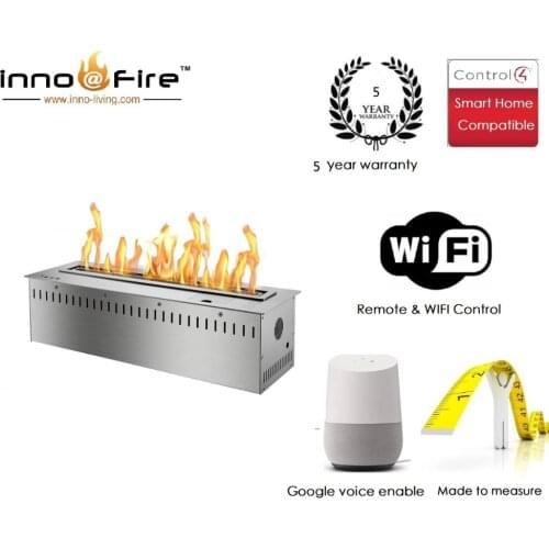 Inno-Fire 60 inch smart wall burner intelligent bioethanol fireplace