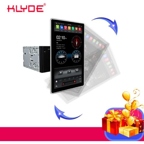 Klyde KD-1280 100 degree rotation Tesla style universal model with android 9.0 system PX6 Car multimedia system
