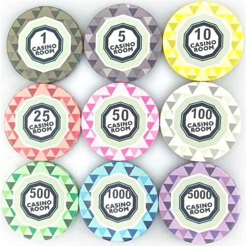 High Quality Professional Ceramic Chip of 10g Ceramic Poker chips Game Set