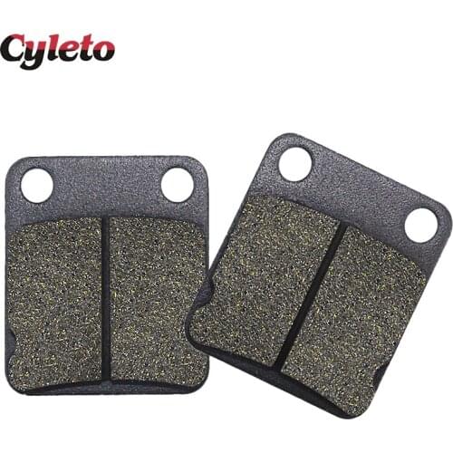 Cyleto Motorcycle Rear Brake Pads for KAWASAKI Z125 Z 125 PRO 2017 KLX150S KLX 150 S 2009 KX 65 KX65 2000-2007