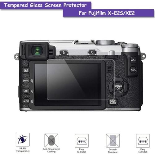 9H Tempered Glass LCD Screen Protector Shield Film for Fujifilm Fuji X-E2S/XE2 Anti-scratch Cover Camera Accessories