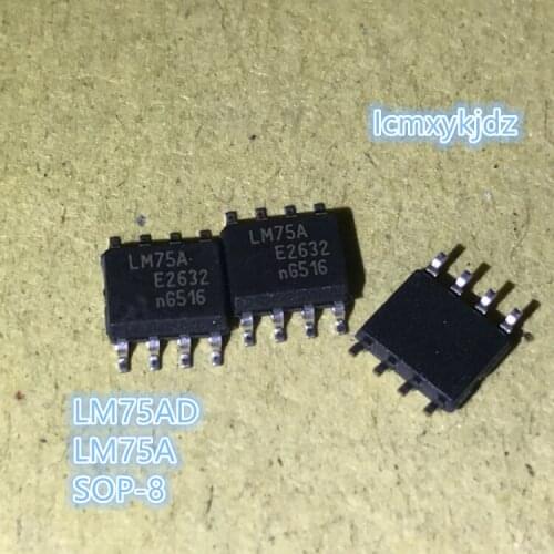 1Pcs/Lot , LM75AD LM75ADP SOP-8/MSOP-8 ,New Original Product New original fast delivery