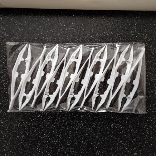 10pcs Tweezers for 5mm 2.6mm Hama Perler Beads Tool Craft Plastic Clips Kids Children Fuse Bead DIY Tool Tools