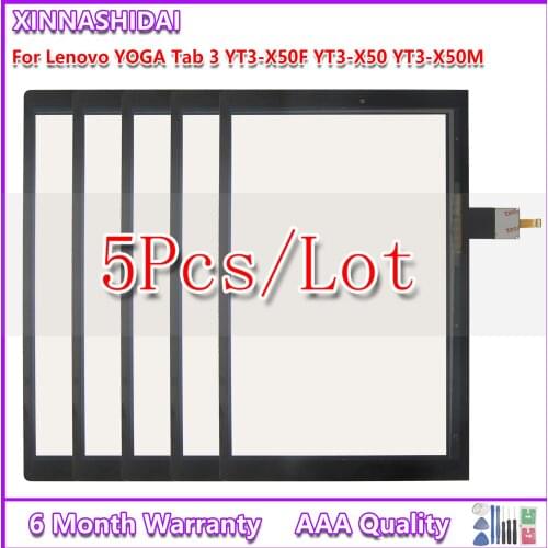 5PCS/New Digitizer Glass For Lenovo YOGA Tab 3 YT3-X50 YT3-X50F YT3-X50M YT3-X50L Touch Screen