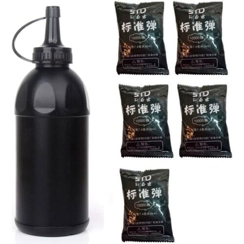 Gun Accessories Gel Ball Bottle + 5Bag 7-8mm Hardened Gel Balls