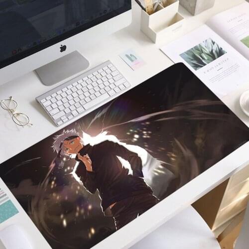 Anime Jujutsu Kaisen 90x40cm XL Locking Edge Large Gaming Mouse Pad Computer Gamer CS GO Keyboard Mouse pad manga mouse pad mat