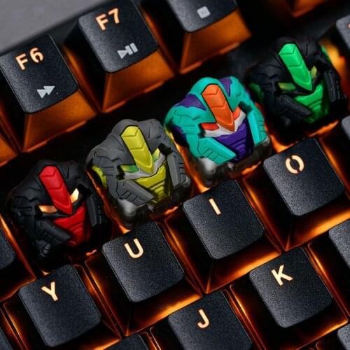 1 Piece Mechanical Keyboard Key Cap Resin Personality Keycap for Cherry MX Switches