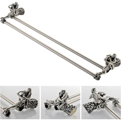 MB-0818TBCPaper Holders Bathroom Accessory Chrome Romantic Bath Hardware Set Bathroom Fitting Towel Ring Toilet Brush Holder