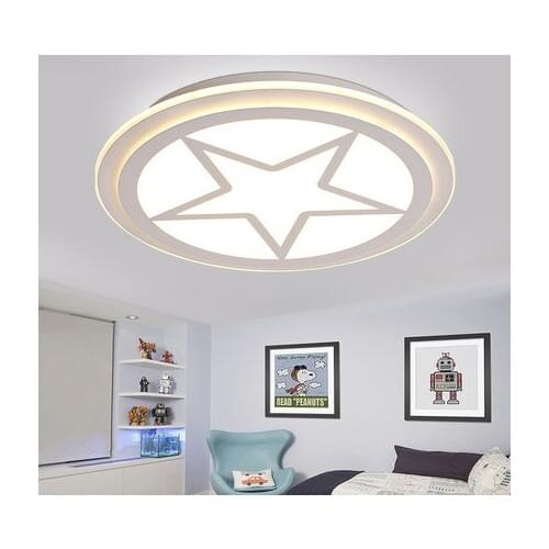 Kids Room Lighting Captain America Acrylic Ceiling Lights Child Bedroom Cartoon 42/52/62cm for Living Room Home Decoration Lamp