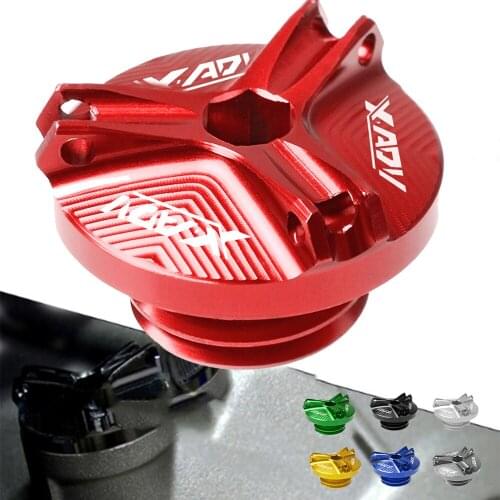 For HONDA X-ADV 750 XADV750 2017-2018 Motorcycle M20*2.5 Engine Oil Filter Cup Plug Cover Screw moto accessories