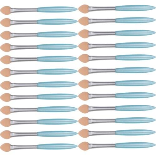 Lot of 24pcs Disposable Eye Shadow Eyeliner Brush SPONGE FOAM Applicator Random