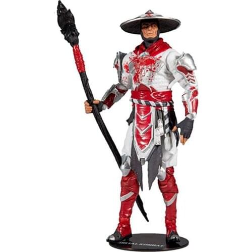 McFarlane Mortal Fight Blood Version Raiden Movable Dolls Fashion Model Figure T26