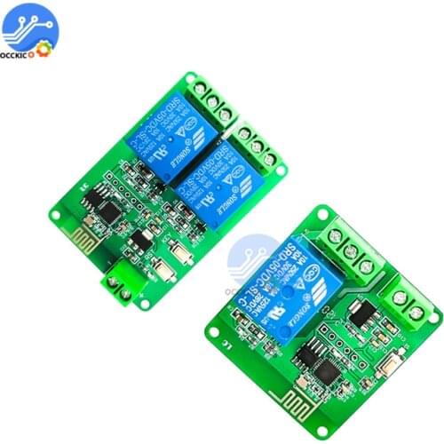 DC 5V ESP8266 Chips Control WiFi Relay Module Single/Dual Internet Of Things Smart Home Mobile Phone APP Remote Control Switch