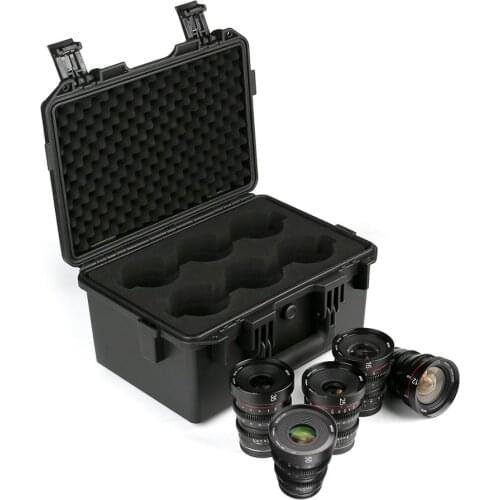 Meike T2.2 Cine lens Kit ( 5 lenses 25mm 35mm 50mm 65mm 85mm ) with a Cine Lens Case-Fast Delivery