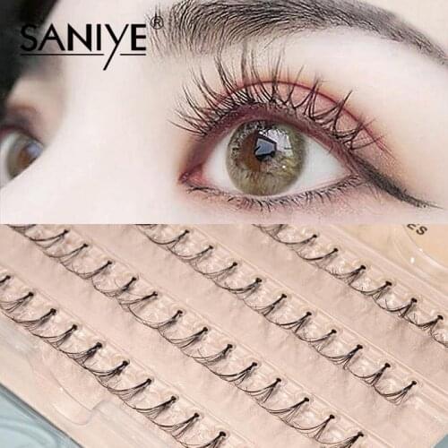 False Eyelashes Grafted Single Cluster A-shaped Three-dimensional Professional Planting False Eye Lashes Eyelash Extension