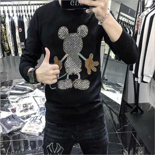2021 New Diamond Joker Warm And Comfortable Hoodie Mens Autumn And Winter Leisure Bodybuilding Sweatshirt Fashion Style
