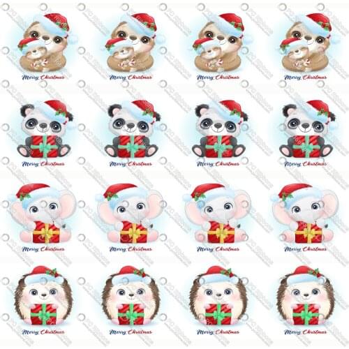 1" -3" Christmas Cartoon Custom Design Ribbons for Crafts DIY Handmade Materials Hair Bow Lanyard/ Satin/ Grosgrain Ribbon CA184