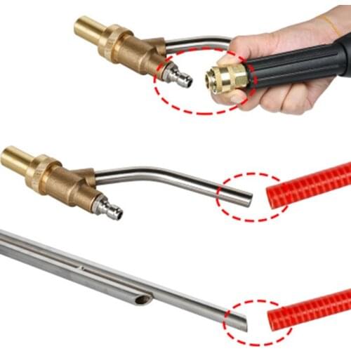 Sandblasting Hose Pipe Joint High Pressure Washer Connector Copper 1/4 Inches