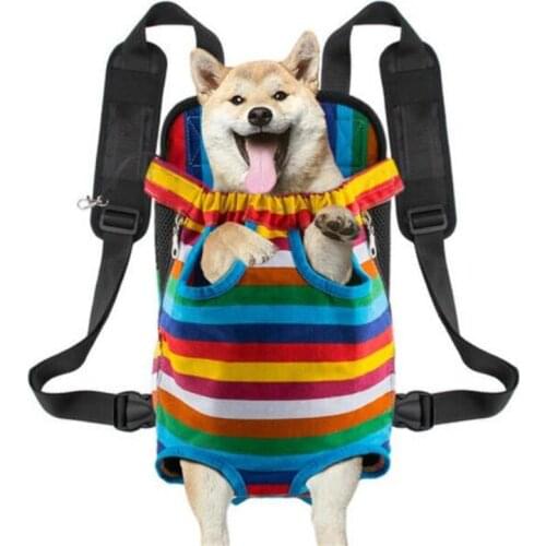 Pet Backpack Mesh Breathable Backpack Travel Dog Carrier For Small Dog Cat