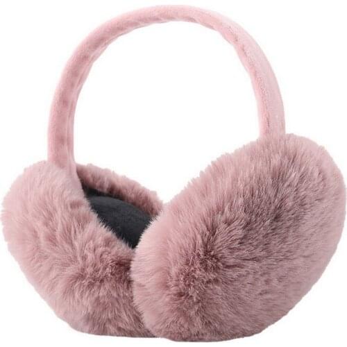 Winter Warm Earmuffs cute Plush Fur headphones fashion unisex ear warmer solid Color Girls Headband Ear Muff Ear Cover