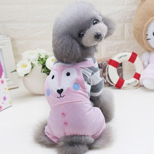 Teddy dog clothes pet clothes spring and autumn four leg pants