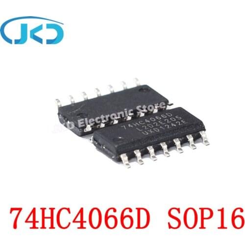 10pcs 74HC4066DR 74HC4066D 74HC4066 SOP-16 New IC