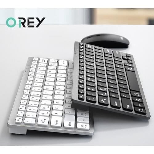2.4G Bluetooth-compatible Wireless Keyboard Mouse Combo Slient Gaming Keyboard Mouse For PC Gamer iPad Tablet Macbook Pro Laptop