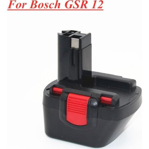 12V 2000mAh Ni-CD Rechargeable battery For Bosch GSR 12V 2.0AH AHS GSB GSR 12 VE-2 BAT043 BAT045 BAT046 BAT049 BAT120 BAT139