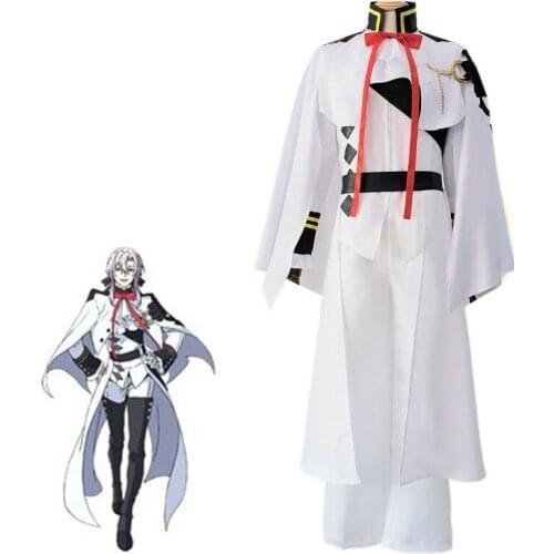 Anime Seraph of The End Mika Ferid Bartley Uniform Cosplay Anime Costume Performance Costume Cos Halloween Clothing Uniform