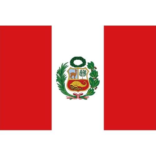 Free shipping aerxemrbrae flag150x90cm PER PE peru flag