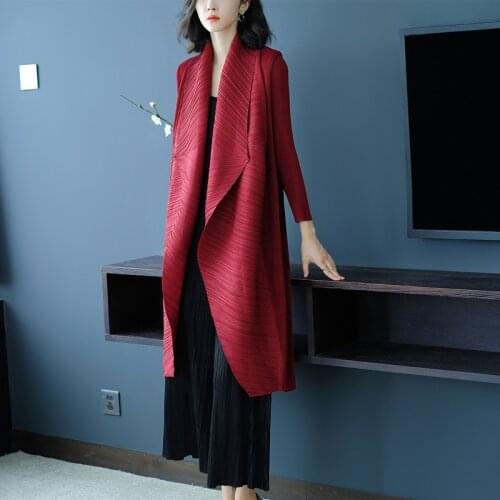 Changpleat Women's Long Trench Coats