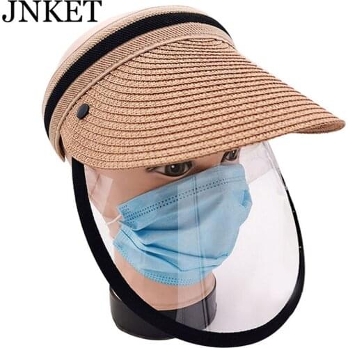 JNKET New Fashion Parent-child Straw Hat Sunbonnet Double Layer Empty Top Hat Beach Hat Outdoor Travel Sunhat Chapeu Summer Hat