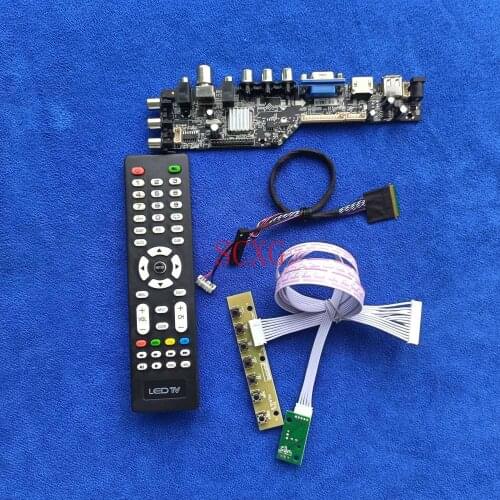 1024*600 Screen controller drive board Digital signal Fit N101L6/N101LGE DVB AV VGA USB HDMI-compatible LCD LED Kit 40 Pin LVDS