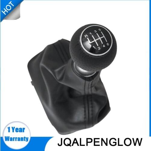 FOR AUDI A3 8L Leather 5/6 Speed S-Line leather gear knob gear lever knob 8L0863278BNRMD