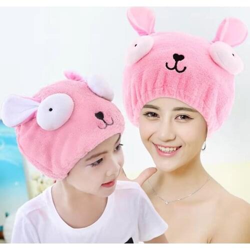 Microfiber Hair Towel Turban Towel Quickly Hair Drying Towel Women Girls Ladies Absorbent Shower Cap Bathroom Products