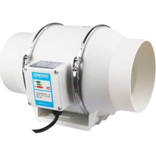 Powerful Exhaust Fan Pipeline Fan Round Flow Fan 150 Axis Flow Fan 6 Inches Ventilation Fan Bathroom Kitchen Strong Exhaust Fan
